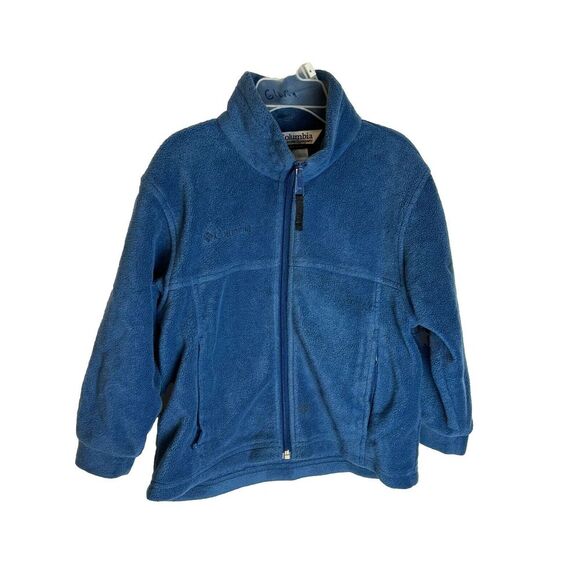 Columbia Other - Columbia Fleece Jacket Kids Youth Size 4/5 Blue Full Zip Outdoor Sweater